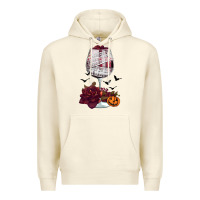 Sandshell halloween roses wine Premium Hoodie - FaDigitalArtStudio