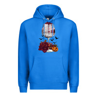 True Royal halloween roses wine Premium Hoodie - FaDigitalArtStudio