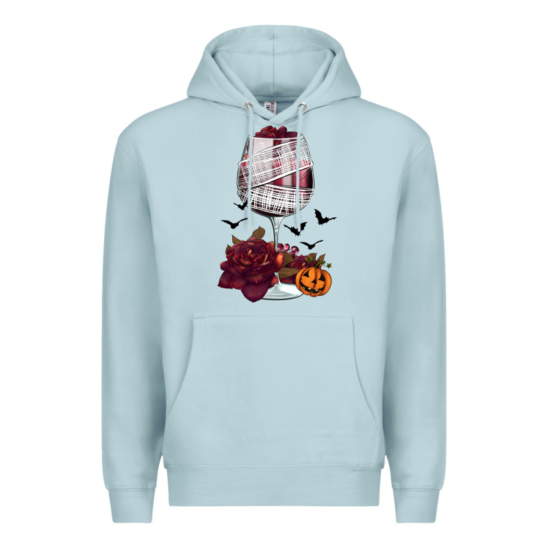 Halloween Roses Wine Premium Hoodie by FaDigitalArtStudio | Teevron