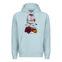 Blue Mist halloween roses wine Premium Hoodie - FaDigitalArtStudio