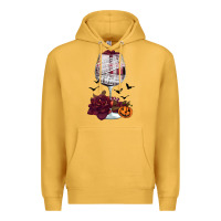 Mustard halloween roses wine Premium Hoodie - FaDigitalArtStudio