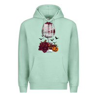 Seafoam halloween roses wine Premium Hoodie - FaDigitalArtStudio