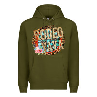 Army Green rodeo yaya Premium Hoodie - RacoonDesign
