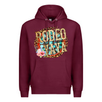 Burgundy rodeo yaya Premium Hoodie - RacoonDesign