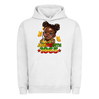 Pigment Lunar Rock juneteenth 1865 afro girl Urban Hoodie - HRA Design Shop