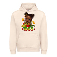 Sandshell juneteenth 1865 afro girl Urban Hoodie - HRA Design Shop