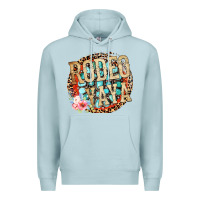 Blue Mist rodeo yaya Premium Hoodie - RacoonDesign