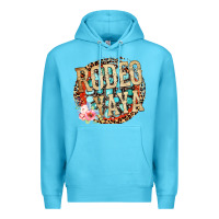 Ocean Blue rodeo yaya Premium Hoodie - RacoonDesign