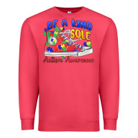 Cardinal be a kind sole autism awareness Premium Sweatshirt - MaliasSmallBusiness