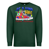 Sports Green be a kind sole autism awareness Premium Sweatshirt - MaliasSmallBusiness