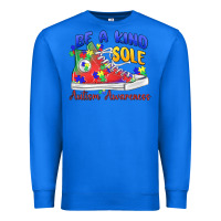 True Royal be a kind sole autism awareness Premium Sweatshirt - MaliasSmallBusiness