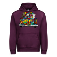 Mauve Wine farm life truck autism Urban Hoodie - CowhideDigitalArt