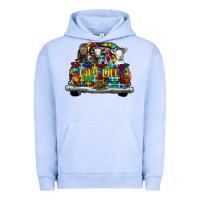 Pigment Grape Ice farm life truck autism Urban Hoodie - CowhideDigitalArt