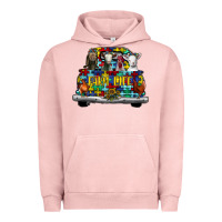 Pigment Salmon farm life truck autism Urban Hoodie - CowhideDigitalArt