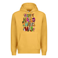 Mustard happy hallothankmas Premium Hoodie - FaDigitalArtStudio