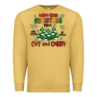 Antique Gold farm fresh christmas trees Premium Sweatshirt - MaliasSmallBusiness
