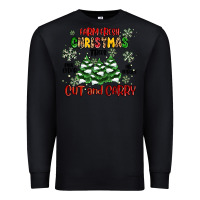 Black farm fresh christmas trees Premium Sweatshirt - MaliasSmallBusiness