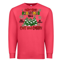 Cardinal farm fresh christmas trees Premium Sweatshirt - MaliasSmallBusiness