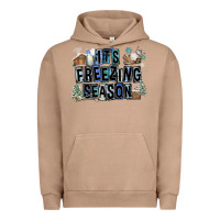 Pigment Burro It's Freezing Season Urban Hoodie - FaDigitalArtStudio