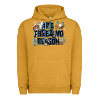 Pigment Peanut Butter It's Freezing Season Urban Hoodie - FaDigitalArtStudio