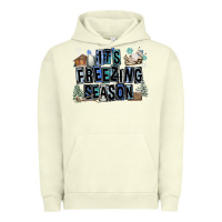 Pigment Pistachio It's Freezing Season Urban Hoodie - FaDigitalArtStudio