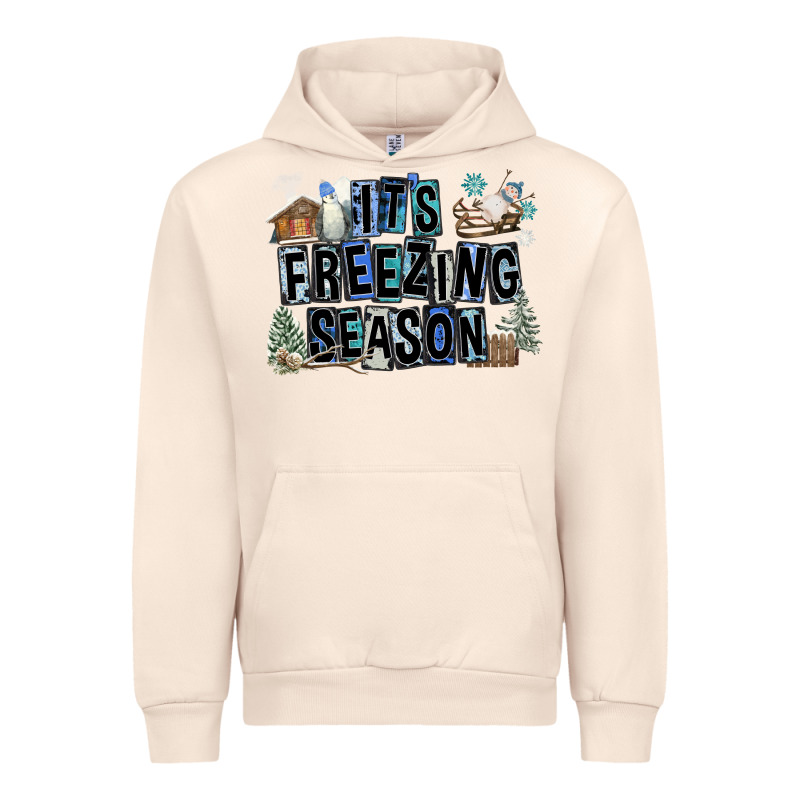 It's Freezing Season Urban Hoodie by FaDigitalArtStudio | Teevron