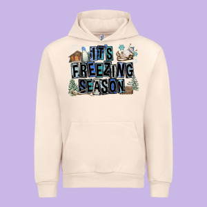 It's Freezing Season Urban Hoodie Designed By Fadigitalartstudio