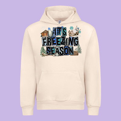 It's Freezing Season Urban Hoodie Designed By Fadigitalartstudio
