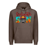 Coffee firefighter son boy Premium Hoodie - HRA Design Shop
