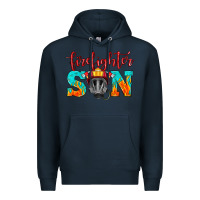 Navy firefighter son boy Premium Hoodie - HRA Design Shop