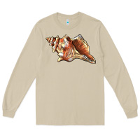 Mushroom sea   shell Long Sleeve Tee - BarkalooDesign