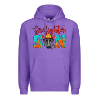 Purple firefighter son boy Premium Hoodie - HRA Design Shop