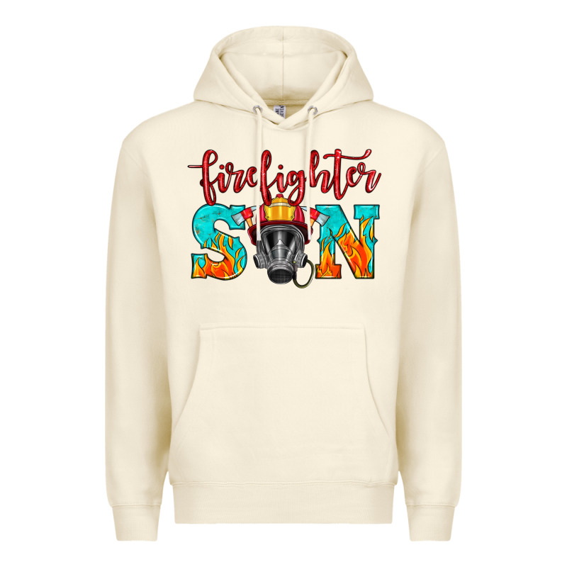 Firefighter Son Boy Premium Hoodie by HRA Design Shop | Teevron
