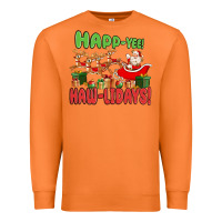 Carrot happ yee haw lidays Premium Sweatshirt - MaliasSmallBusiness