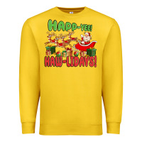 Lemon happ yee haw lidays Premium Sweatshirt - MaliasSmallBusiness
