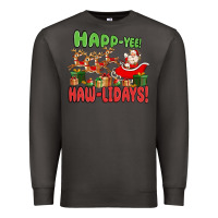 Smoke happ yee haw lidays Premium Sweatshirt - MaliasSmallBusiness