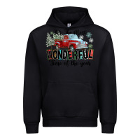 Black It's The Most Wonderful Time Of The Year Urban Hoodie - FaDigitalArtStudio
