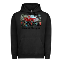 Pigment Black It's The Most Wonderful Time Of The Year Urban Hoodie - FaDigitalArtStudio