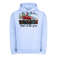 Pigment Grape Ice It's The Most Wonderful Time Of The Year Urban Hoodie - FaDigitalArtStudio