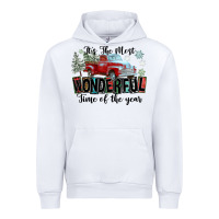 White It's The Most Wonderful Time Of The Year Urban Hoodie - FaDigitalArtStudio