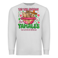 Dove Grey tis the season for tamales tama la la la Premium Sweatshirt - MaliasSmallBusiness