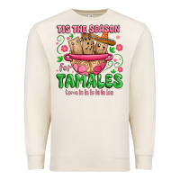 Sandshell tis the season for tamales tama la la la Premium Sweatshirt - MaliasSmallBusiness