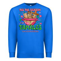 True Royal tis the season for tamales tama la la la Premium Sweatshirt - MaliasSmallBusiness