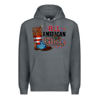 Rock all american girl Premium Hoodie - RacoonDesign