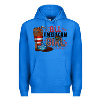 True Royal all american girl Premium Hoodie - RacoonDesign