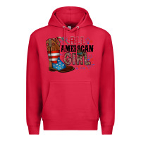 Cardinal all american girl Premium Hoodie - RacoonDesign