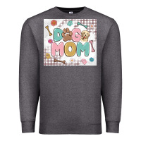 Charcoal Heather dog mom Premium Sweatshirt - MaliasSmallBusiness