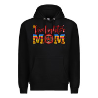 Black firefighter mom Premium Hoodie - HRA Design Shop