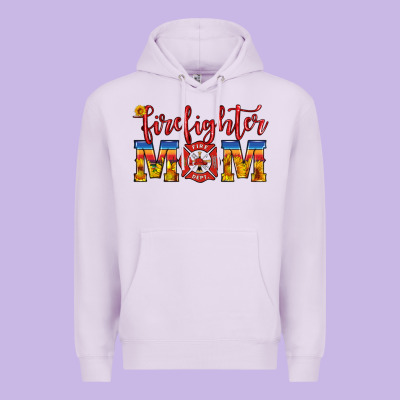 Firefighter Mom Premium Hoodie Designed By Hra Design Shop