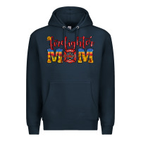 Navy firefighter mom Premium Hoodie - HRA Design Shop